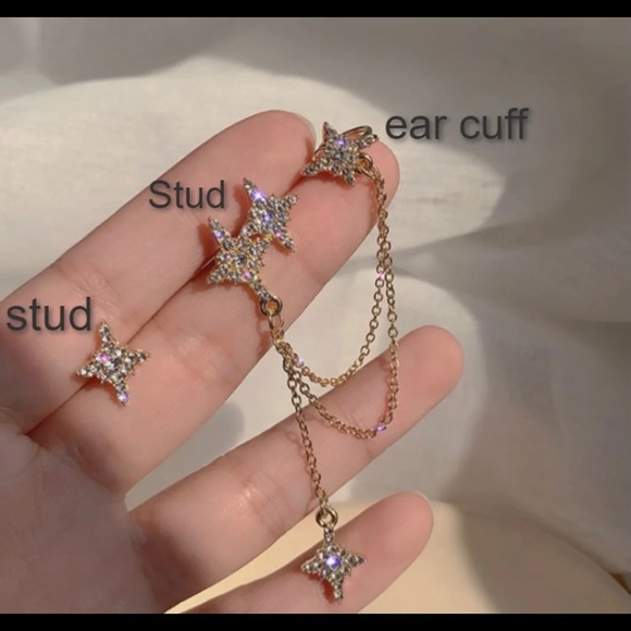 Crystal Ear Tassel Set - Picture 8 of 9